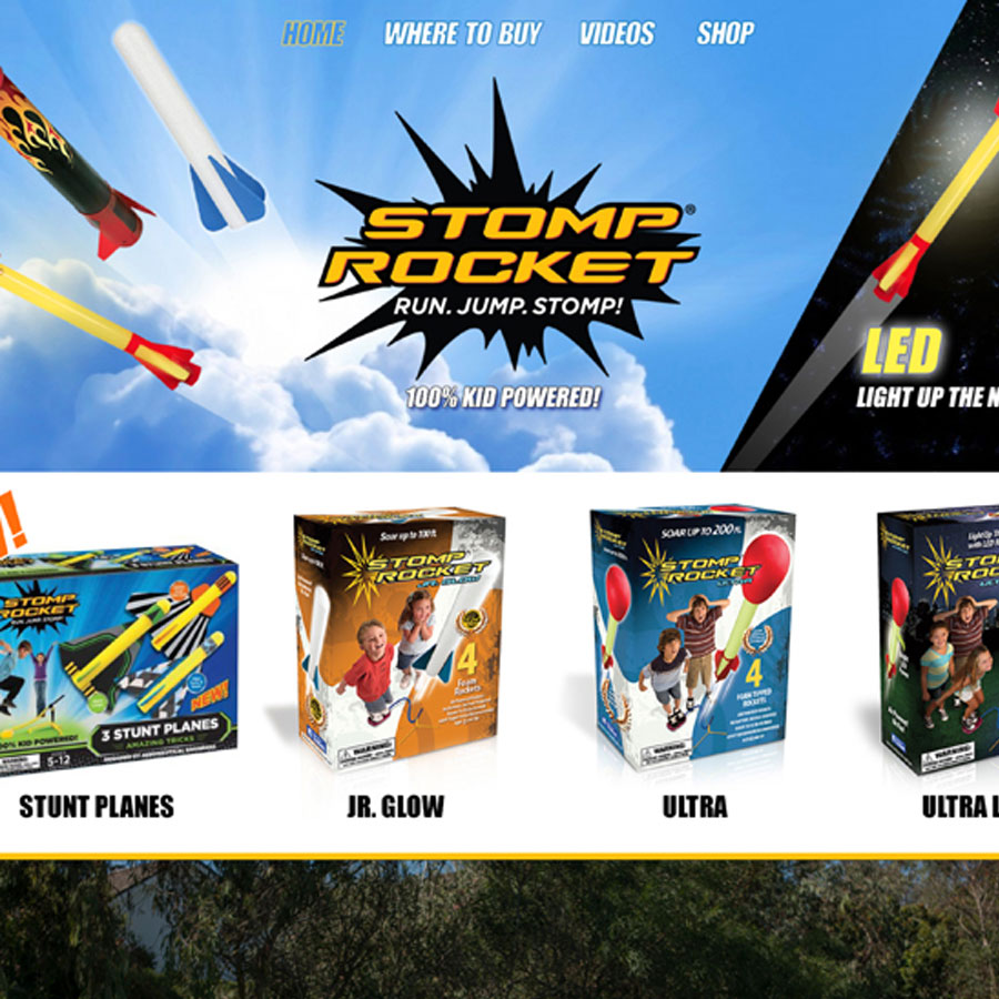 Stomp Rockets Home Page